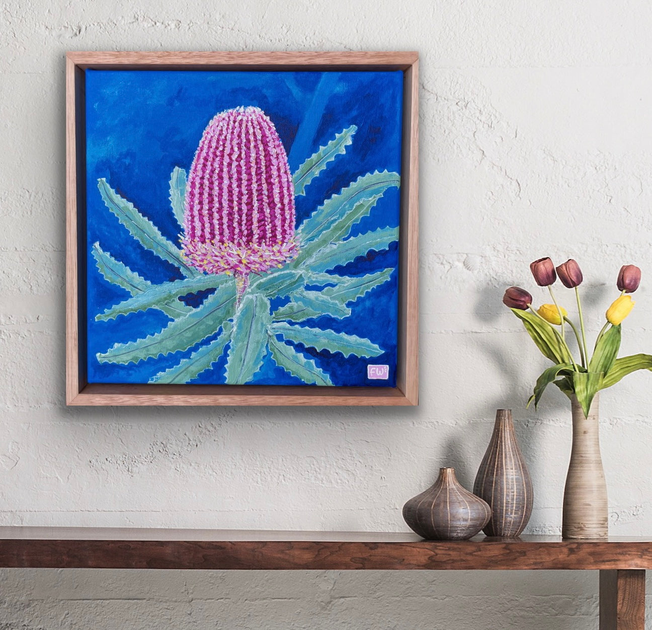 Pink Banksia