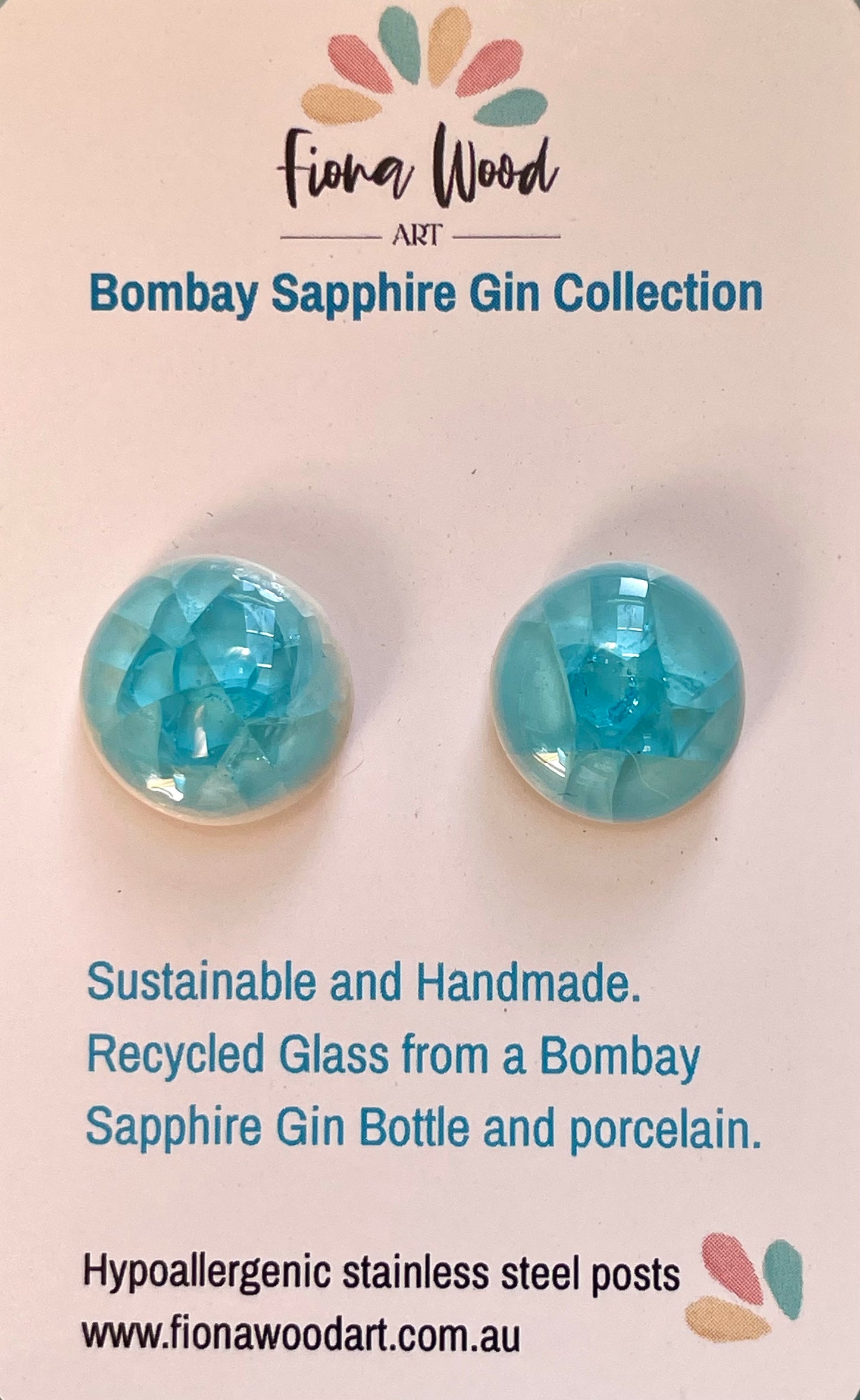 Bombay Sapphire Gin Earrings 1