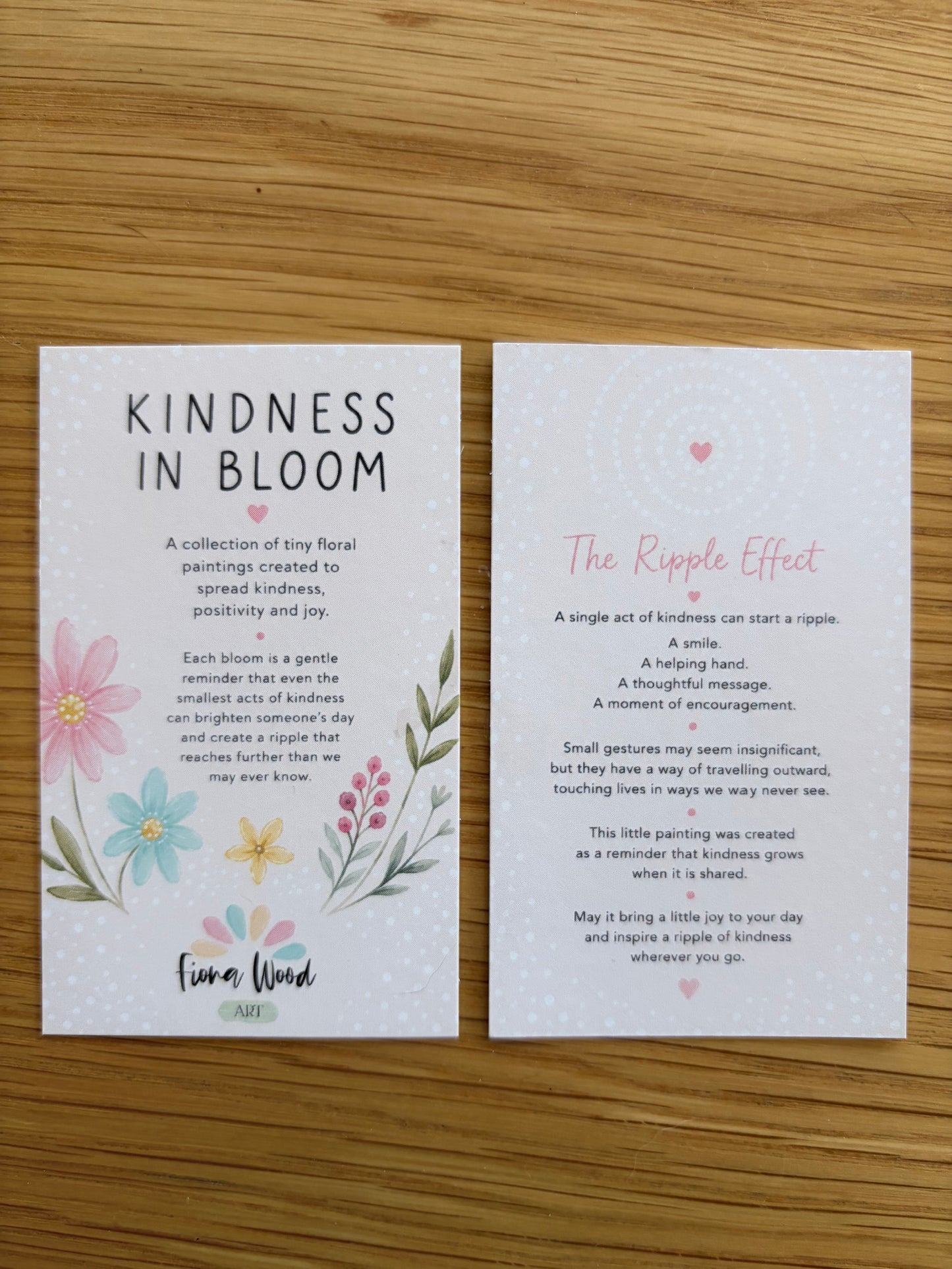 Kindness in Bloom Mini Paintings