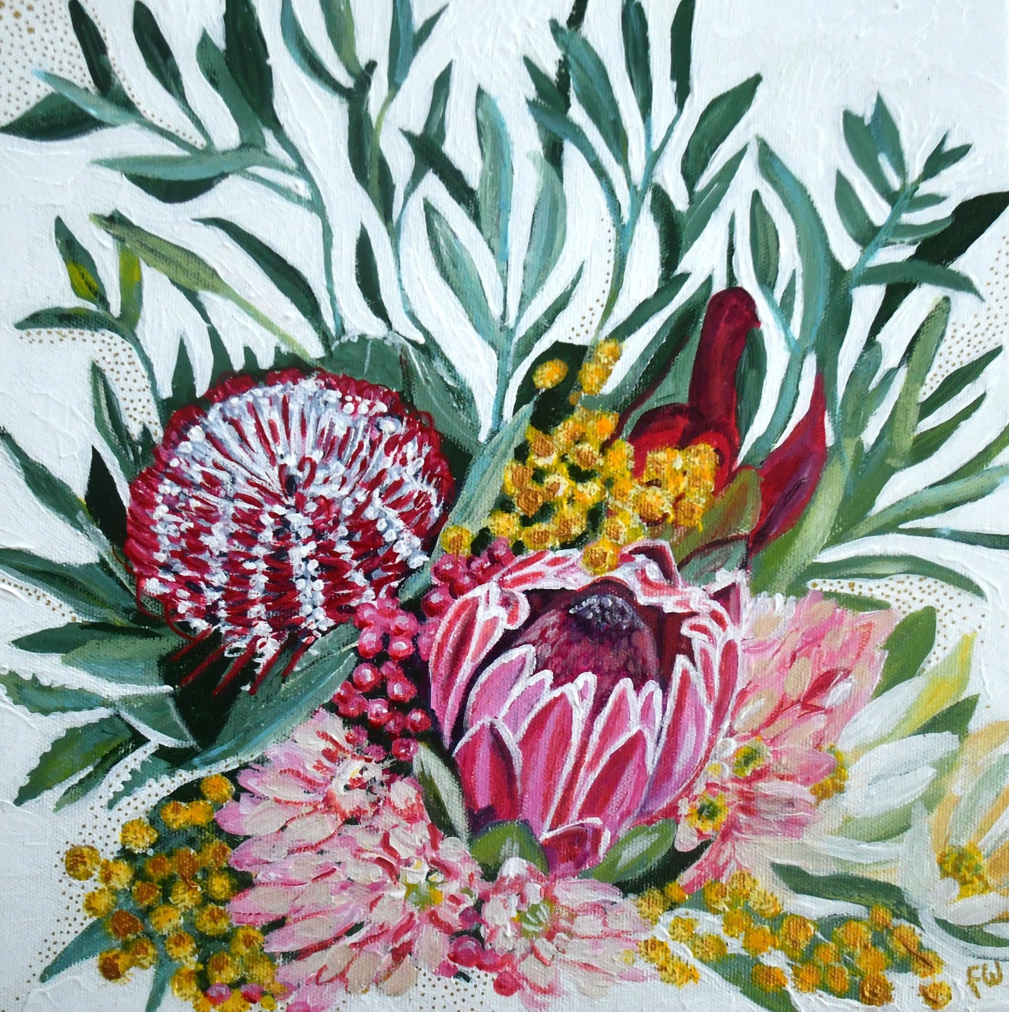 Flowers in White Light