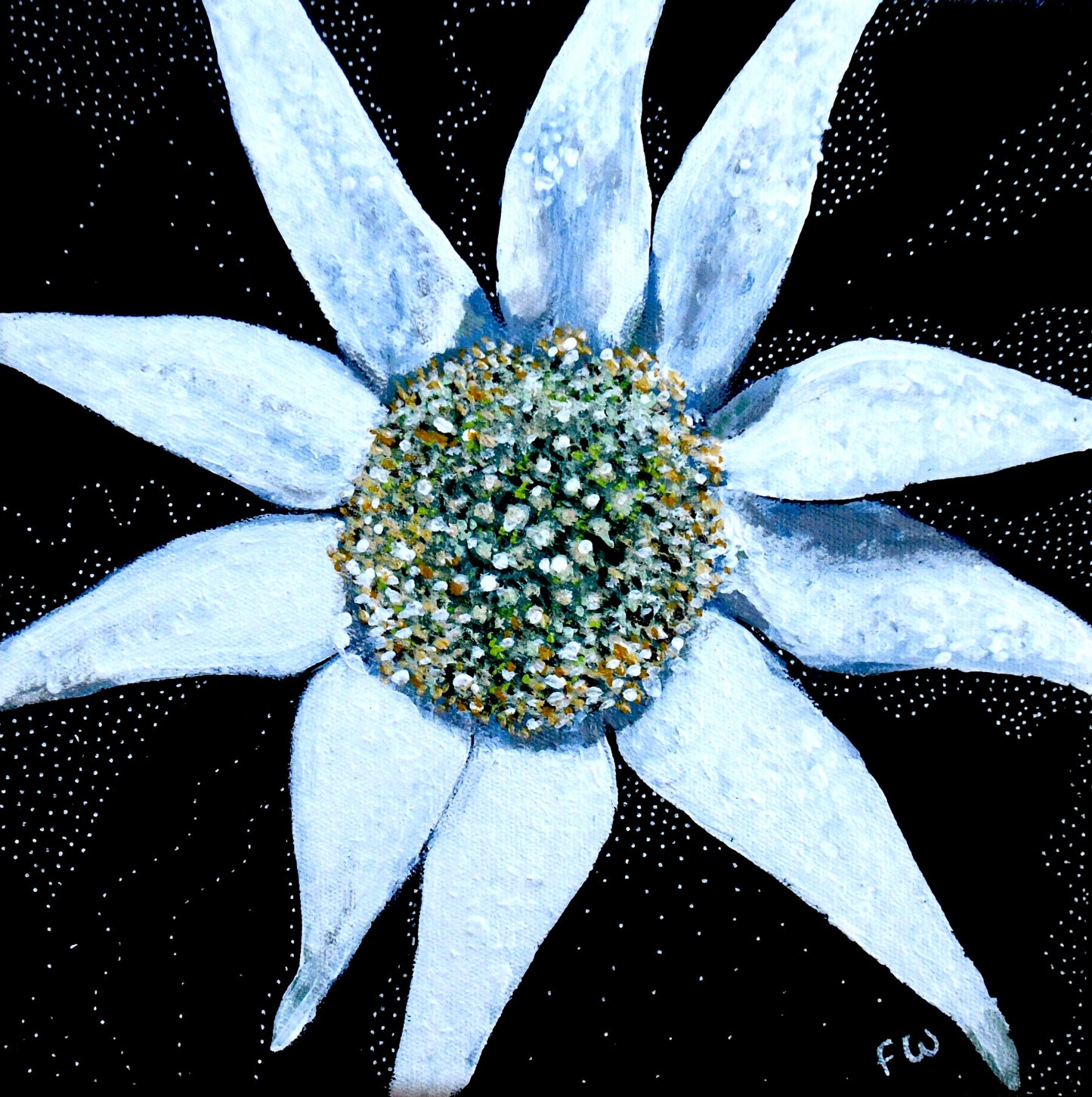 April Birth Flower - Flannel