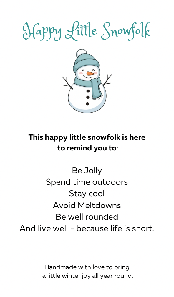Happy Little Snowfolk