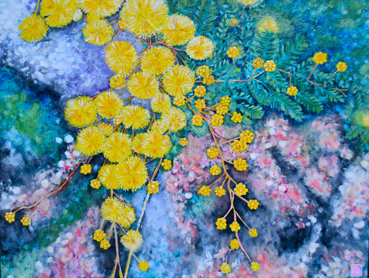 Golddust in the treetops