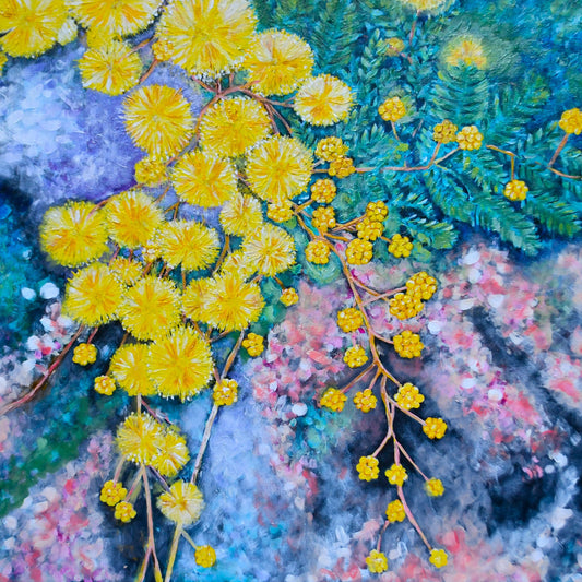 Golddust in the treetops