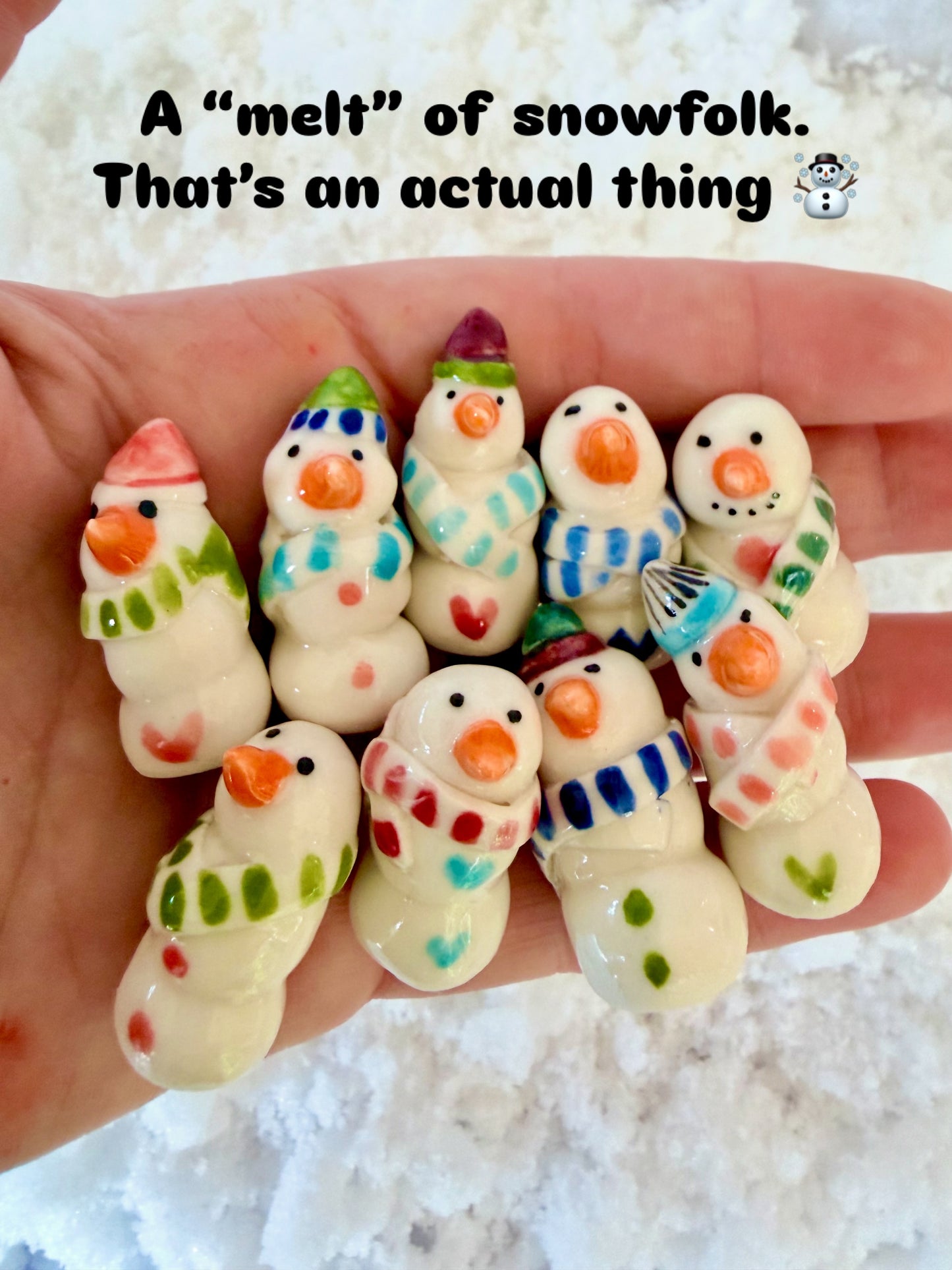 Happy Little Snowfolk