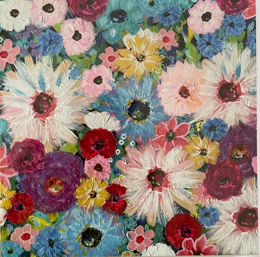 Bright flowers card